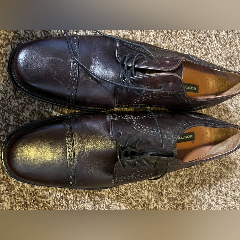 Bostonian Shoes, Derby Oxfords, Leather, Size 12 M. Model 24017. - Picture 3 of 10